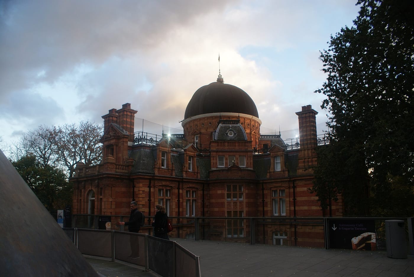Royal Observatory & Planetarium — View of the Peter Harrison Planetarium from the Royal Observatory